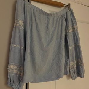 Off the shoulder AEO top